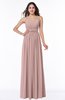 ColsBM Shanon Blush Pink Modern A-line Spaghetti Sleeveless Chiffon Plus Size Bridesmaid Dresses