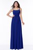 ColsBM Shanon Electric Blue Modern A-line Spaghetti Sleeveless Chiffon Plus Size Bridesmaid Dresses