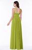 ColsBM Shanon Green Oasis Modern A-line Spaghetti Sleeveless Chiffon Plus Size Bridesmaid Dresses