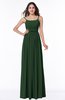 ColsBM Shanon Hunter Green Modern A-line Spaghetti Sleeveless Chiffon Plus Size Bridesmaid Dresses