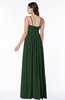 ColsBM Shanon Hunter Green Modern A-line Spaghetti Sleeveless Chiffon Plus Size Bridesmaid Dresses