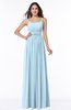 ColsBM Shanon Ice Blue Modern A-line Spaghetti Sleeveless Chiffon Plus Size Bridesmaid Dresses