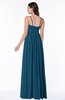 ColsBM Shanon Moroccan Blue Modern A-line Spaghetti Sleeveless Chiffon Plus Size Bridesmaid Dresses