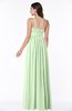 ColsBM Shanon Pale Green Modern A-line Spaghetti Sleeveless Chiffon Plus Size Bridesmaid Dresses
