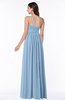 ColsBM Shanon Sky Blue Modern A-line Spaghetti Sleeveless Chiffon Plus Size Bridesmaid Dresses