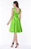 ColsBM Jaida Classic Green Classic A-line Half Backless Satin Sash Bridesmaid Dresses