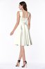 ColsBM Jaida Cream Classic A-line Half Backless Satin Sash Bridesmaid Dresses