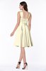 ColsBM Jaida Egret Classic A-line Half Backless Satin Sash Bridesmaid Dresses