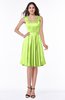 ColsBM Jaida Lime Green Classic A-line Half Backless Satin Sash Bridesmaid Dresses