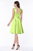 ColsBM Jaida Lime Green Classic A-line Half Backless Satin Sash Bridesmaid Dresses
