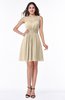 ColsBM Katie Novelle Peach Informal A-line V-neck Sleeveless Ruching Bridesmaid Dresses