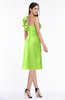 ColsBM Chana Bright Green Simple Asymmetric Neckline Sleeveless Chiffon Ruffles Bridesmaid Dresses