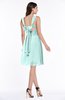 ColsBM Haley Blue Glass Modern Fit-n-Flare Sleeveless Zip up Chiffon Knee Length Prom Dresses