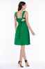 ColsBM Haley Green Modern Fit-n-Flare Sleeveless Zip up Chiffon Knee Length Prom Dresses