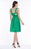 ColsBM Haley Sea Green Modern Fit-n-Flare Sleeveless Zip up Chiffon Knee Length Prom Dresses