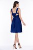 ColsBM Haley Sodalite Blue Modern Fit-n-Flare Sleeveless Zip up Chiffon Knee Length Prom Dresses