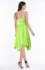 ColsBM Anaya Bright Green Modern A-line Strapless Chiffon Knee Length Pick up Wedding Guest Dresses