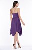 ColsBM Anaya Dark Purple Modern A-line Strapless Chiffon Knee Length Pick up Wedding Guest Dresses
