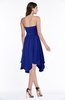 ColsBM Anaya Nautical Blue Modern A-line Strapless Chiffon Knee Length Pick up Wedding Guest Dresses