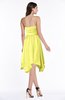 ColsBM Anaya Pale Yellow Modern A-line Strapless Chiffon Knee Length Pick up Wedding Guest Dresses