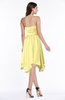 ColsBM Anaya Pastel Yellow Modern A-line Strapless Chiffon Knee Length Pick up Wedding Guest Dresses