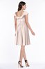 ColsBM Hadassah Silver Peony Traditional Scoop Short Sleeve Chiffon Mini Ruching Plus Size Bridesmaid Dresses