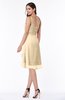 ColsBM Elliana Apricot Gelato Classic A-line Spaghetti Sleeveless Chiffon Ruching Plus Size Bridesmaid Dresses
