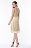 ColsBM Elliana Champagne Classic A-line Spaghetti Sleeveless Chiffon Ruching Plus Size Bridesmaid Dresses