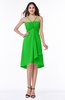 ColsBM Elliana Classic Green Classic A-line Spaghetti Sleeveless Chiffon Ruching Plus Size Bridesmaid Dresses