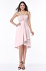 ColsBM Elliana Petal Pink Classic A-line Spaghetti Sleeveless Chiffon Ruching Plus Size Bridesmaid Dresses