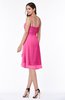 ColsBM Elliana Rose Pink Classic A-line Spaghetti Sleeveless Chiffon Ruching Plus Size Bridesmaid Dresses