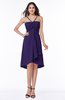 ColsBM Elliana Royal Purple Classic A-line Spaghetti Sleeveless Chiffon Ruching Plus Size Bridesmaid Dresses