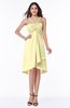 ColsBM Elliana Soft Yellow Classic A-line Spaghetti Sleeveless Chiffon Ruching Plus Size Bridesmaid Dresses