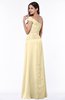 ColsBM Penny Cornhusk Modern A-line Asymmetric Neckline Chiffon Floor Length Ruching Plus Size Bridesmaid Dresses