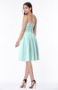 ColsBM Kristina Blue Glass Modern A-line Sweetheart Zipper Chiffon Knee Length Bridesmaid Dresses
