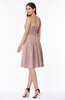 ColsBM Kristina Blush Pink Modern A-line Sweetheart Zipper Chiffon Knee Length Bridesmaid Dresses