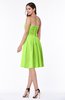 ColsBM Kristina Bright Green Modern A-line Sweetheart Zipper Chiffon Knee Length Bridesmaid Dresses