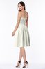 ColsBM Kristina Cream Modern A-line Sweetheart Zipper Chiffon Knee Length Bridesmaid Dresses