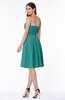 ColsBM Kristina Emerald Green Modern A-line Sweetheart Zipper Chiffon Knee Length Bridesmaid Dresses