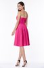 ColsBM Kristina Fandango Pink Modern A-line Sweetheart Zipper Chiffon Knee Length Bridesmaid Dresses