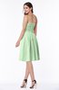 ColsBM Kristina Light Green Modern A-line Sweetheart Zipper Chiffon Knee Length Bridesmaid Dresses