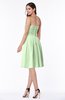 ColsBM Kristina Pale Green Modern A-line Sweetheart Zipper Chiffon Knee Length Bridesmaid Dresses