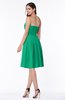 ColsBM Kristina Pepper Green Modern A-line Sweetheart Zipper Chiffon Knee Length Bridesmaid Dresses