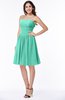 ColsBM Kristina Seafoam Green Modern A-line Sweetheart Zipper Chiffon Knee Length Bridesmaid Dresses