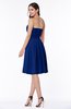 ColsBM Kristina Sodalite Blue Modern A-line Sweetheart Zipper Chiffon Knee Length Bridesmaid Dresses