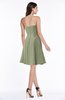 ColsBM Amari Moss Green Glamorous Strapless Sleeveless Chiffon Beading Plus Size Bridesmaid Dresses
