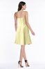 ColsBM Amari Soft Yellow Glamorous Strapless Sleeveless Chiffon Beading Plus Size Bridesmaid Dresses