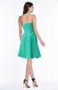 ColsBM Amari Viridian Green Glamorous Strapless Sleeveless Chiffon Beading Plus Size Bridesmaid Dresses