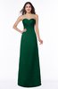 ColsBM Hilary Alpine Green Modest Strapless Sleeveless Criss-cross Straps Floor Length Evening Dresses