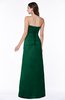 ColsBM Hilary Alpine Green Modest Strapless Sleeveless Criss-cross Straps Floor Length Evening Dresses